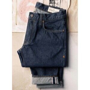 Imogene + Willie Charlie Indigo Jeans Men 32 (Fits 34x34) Selvedge Made in USA
